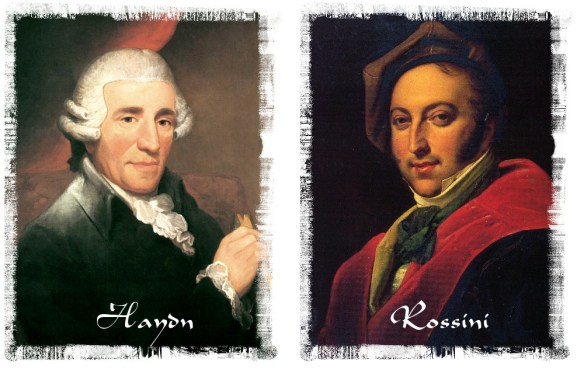 Joseph Haydn and Giacomo Rossini